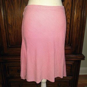 Delia’s Pink and White Seersucker Skirt